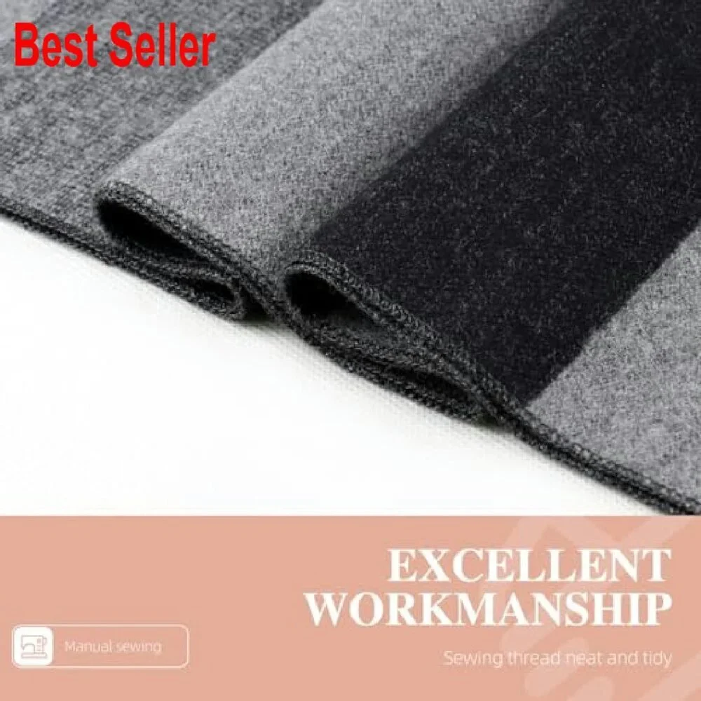Cashmere Feel Winter Scarf Long Soft Classic Elegant Minimal Unisex